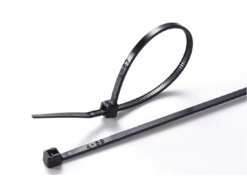 Nylon Cable Ties: L 7.9” X W 0.190", 50 lbs., 1000 pcs./bag, UV rated Indoor/ Outdoor Black